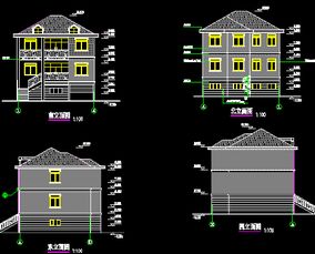 農(nóng)居房建筑施工圖紙免費下載 工業(yè) 農(nóng)業(yè)建筑